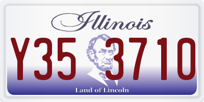 IL license plate Y353710