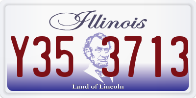 IL license plate Y353713
