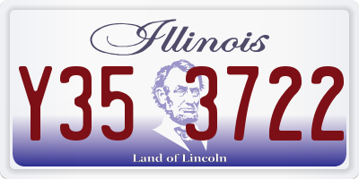 IL license plate Y353722