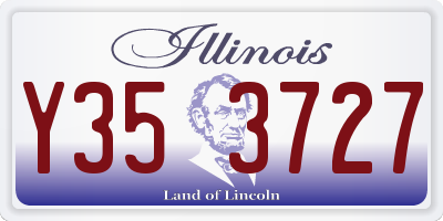 IL license plate Y353727