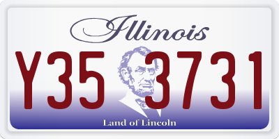 IL license plate Y353731