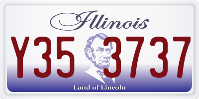 IL license plate Y353737