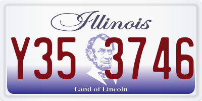 IL license plate Y353746