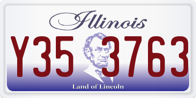 IL license plate Y353763