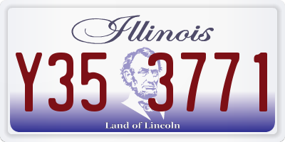 IL license plate Y353771