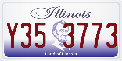 IL license plate Y353773