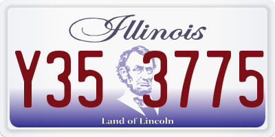 IL license plate Y353775