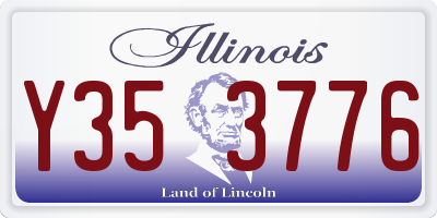 IL license plate Y353776