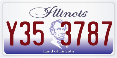 IL license plate Y353787