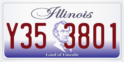 IL license plate Y353801