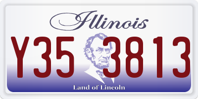 IL license plate Y353813