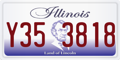 IL license plate Y353818