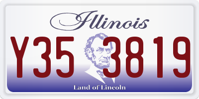 IL license plate Y353819