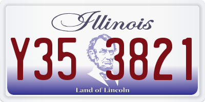 IL license plate Y353821