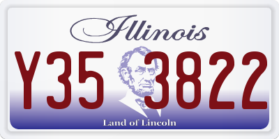 IL license plate Y353822
