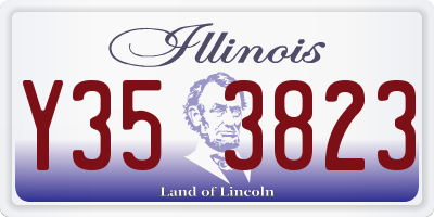 IL license plate Y353823