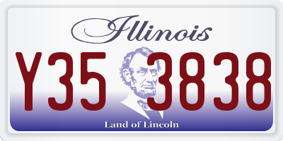IL license plate Y353838