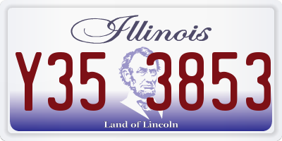 IL license plate Y353853