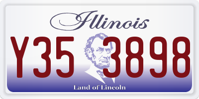 IL license plate Y353898