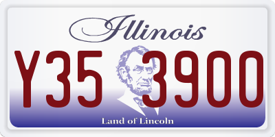 IL license plate Y353900