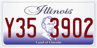 IL license plate Y353902