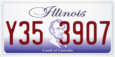 IL license plate Y353907