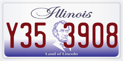 IL license plate Y353908