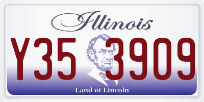 IL license plate Y353909