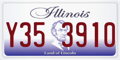 IL license plate Y353910