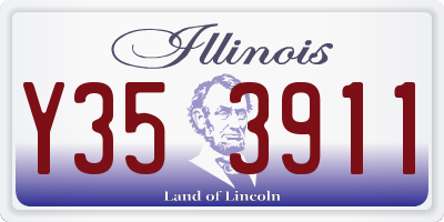 IL license plate Y353911