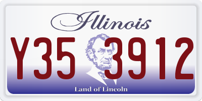 IL license plate Y353912