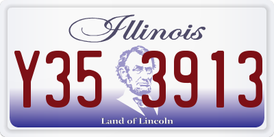 IL license plate Y353913