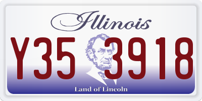 IL license plate Y353918