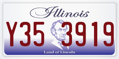IL license plate Y353919
