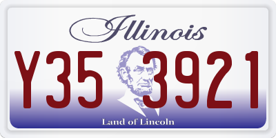 IL license plate Y353921