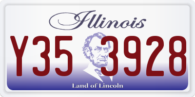 IL license plate Y353928