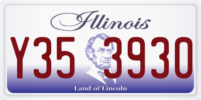 IL license plate Y353930