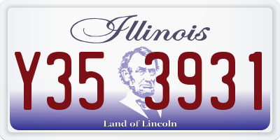 IL license plate Y353931