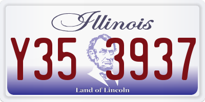 IL license plate Y353937