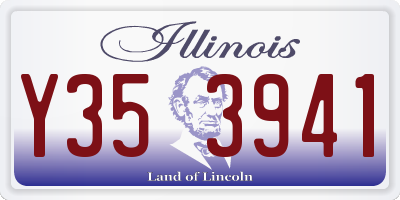 IL license plate Y353941