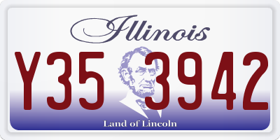 IL license plate Y353942
