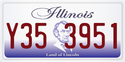 IL license plate Y353951