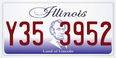 IL license plate Y353952