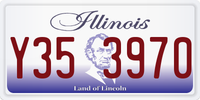 IL license plate Y353970