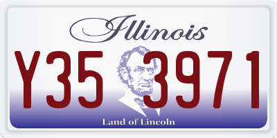 IL license plate Y353971