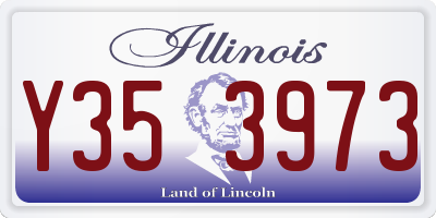 IL license plate Y353973