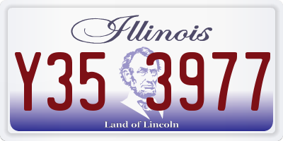 IL license plate Y353977