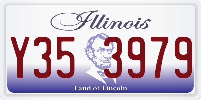 IL license plate Y353979