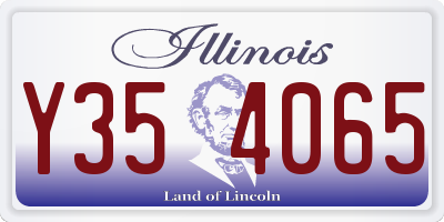 IL license plate Y354065
