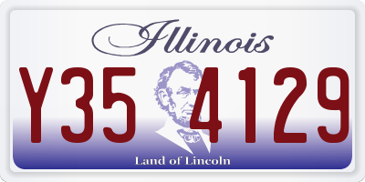 IL license plate Y354129